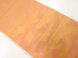 アンティーク ヱ霞模様織出しリバーシブル全通袋帯(材料)